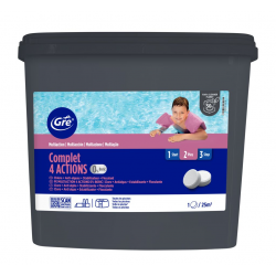 Chlorine Multifunction Gre 4 Acciones Tabletas 250g Gre 10 kg