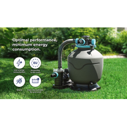 Pool Madera Gre Sunbay Grenade 2 4, 36 x 3, 36 x H. 1, 17 m