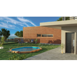 Pool timber GRE Sunbay Grenade 2 4,36 X 3,36 X H. 1,17 M