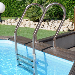 Pool timber GRE Sunbay Grenade 2 4,36 X 3,36 X H. 1,17 M