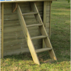 Pool timber GRE Sunbay Safran 2 6,20 X 3,95 X H. 1,36 M