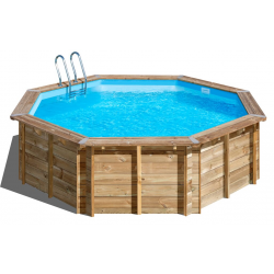 Piscina de Madera Gre Sunbay Violette 2 Ø 5,00 x H. 1,27 m