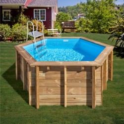 Piscina de madera Gre Sunbay Lili 2 Ø 2,80 x H. 1,07 m