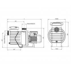 Bomba de Piscina QP Starpump PRO Monofásica