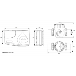 Clorador Salino PoolStyle SSC Mini 20 g/h para piscinas hasta 90 m³