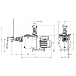 Bomba de Piscina Universal ESPA REPOSPOOL PRO 1 CV