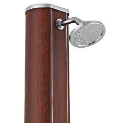 Solar Shower 32 L GRE Aluminium appearance timber dsps35
