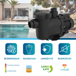 Pool pump Variable-Speed Poolex Onduline Single-phase