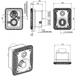 Conjunto boquilla para equipo contracorriente AstralPool Marlin XS sin Bomba