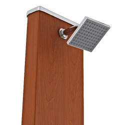 Solar Shower 32 L GRE Aluminium appearance timber dsalc32w