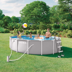 Piscina Intex Prism Frame 457 x 122 cm con depuradora y escalera 26726NP