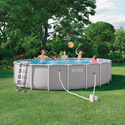 Pool Intex Prism Frame 610 x 132 cm with filter unit and Ladder 26756NP