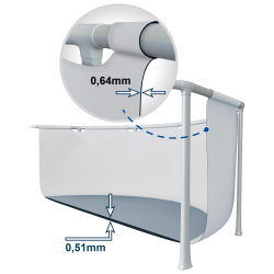Piscina Intex Prism Frame 610 x 132 cm con depuradora y Escalera 26756NP