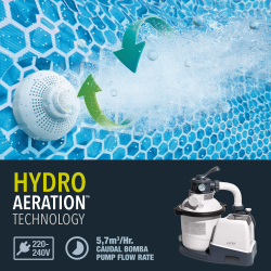 Pool Intex Graphite Panel 478 x 124 cm with filter unit arena and ladder 26384NP