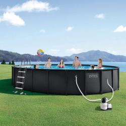 Pool Intex Ultra XTR Frame 732 x 132 cm with filter unit arena and ladder 26340NP