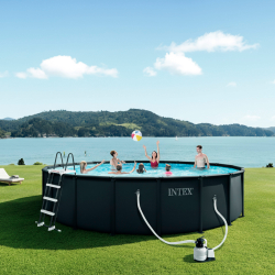 Pool Intex Ultra XTR Frame 610 x 122 cm with filter unit arena and ladder 26334NP