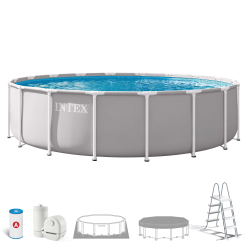 Pool Intex Prism Frame 549 x 122 cm with dep. cartridge and ladder 26732NP