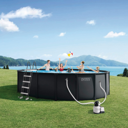 Piscina Intex Ultra XTR Frame 488 x 122 cm con depuradora de arena y escalera 26326NP