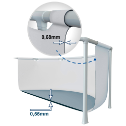 Piscina Intex Ultra XTR Frame 488 x 122 cm con depuradora de arena y escalera 26326NP