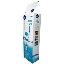 Limpiafondos de batería para piscinas y spas Gre Pole Vac AB
