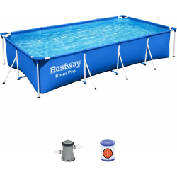 Piscina Desmontable Bestway 400x211x81cm con Depuradora de Cartucho