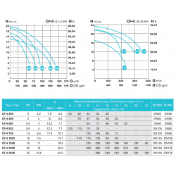 Bomba de Piscina Pública SACI CF-4 1450rpm