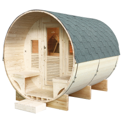 Sauna Exterior de Vapor France Sauna Gaïa Luna (Kit de Accesorios Incluidos)
