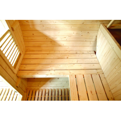 Sauna outdoor steam HOLL'S Gaïa Luna with Accesorios Incluidos