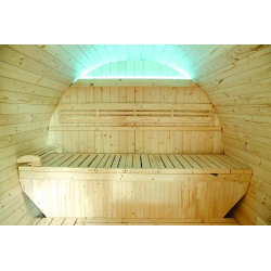 Sauna outdoor steam HOLL'S Gaïa Luna with Accesorios Incluidos