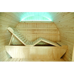 Sauna Exterior de Vapor France Sauna Gaïa Luna (Kit de Accesorios Incluidos)