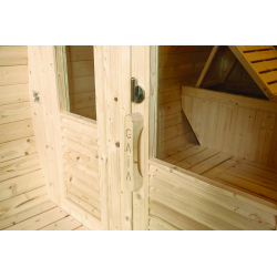 Sauna Exterior de Vapor France Sauna Gaïa Luna (Kit de Accesorios Incluidos)