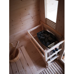 Sauna Exterior de Vapor France Sauna Gaïa Nova (Kit de accesorios incluido)