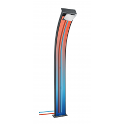 Solar Shower Hybrid Formidra given Curve 40 Litres