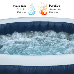 Spa Hinchable INTEX PureSpa Plus Burbujas Ø196x71cm para 4 Personas