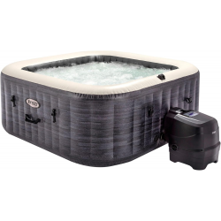 Spa Inflatable INTEX Purespa Greystone Deluxe bubbles 211x211x71cm 28450ex