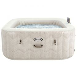 Spa Hinchable INTEX PureSpa Chevron Deluxe 175x175x28cm para 4 Personas