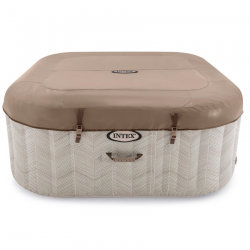 Spa Hinchable INTEX PureSpa Chevron Deluxe 175x175x28cm para 4 Personas