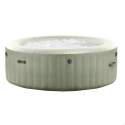 Spa Hinchable INTEX PureSpa Burbujas Verde Oliva Ø196x71cm para 4 personas