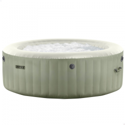Spa Hinchable INTEX PureSpa Verde Oliva Ø216x71cm para 6 personas