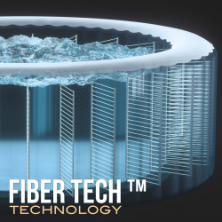 Spa Hinchable INTEX PureSpa Glow Deluxe con Luces LED Ø196x71cm para 4 Perdonas