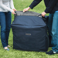 Spa Hinchable INTEX PureSpa Greywood Deluxe Ø216x71cm para 6 Personas