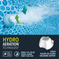 Clorador Salino INTEX Krystal Clear QS1600 PLUS E.C.O. 16 g/h con WIFI