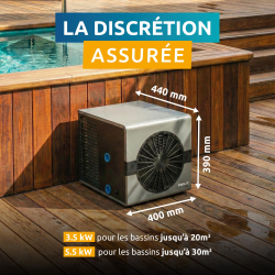 Bomba de Calor Poolex Nano New Fi Full Inverter con WiFi hasta -7ºC