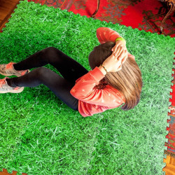 Protector Suelo for pool Imitación hierba Gre MPF509GR