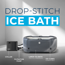 Baño de Hielo NetSpa Järvi IceBath con Enfriador 3-40°C
