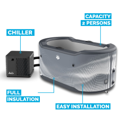 NetSpa Järvi Ice Bath with Chiller 3-40°C