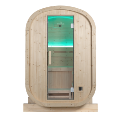 Sauna Tradicional de Vapor Gaïa Urban Spruce para Exterior 2 Personas