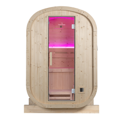 Sauna Tradicional de Vapor Gaïa Urban Spruce para Exterior 2 Personas