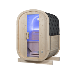 Gaïa Urban Spruce Outdoor Sauna for Terrace & Small Spaces (2 Persons)