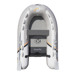 Bote Hinchable Coasto Premium 248x154cm Gris claro para 3 personas